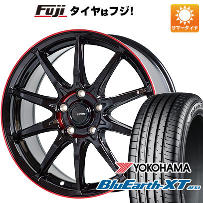【新品国産車用5穴114.3】 夏タイヤ ホイール4本セット 205/65R16 ヨコハマ ブルーアース XT AE61 ホットスタッフ ジースピード P-05R 6.5J 16インチ(送料無料)