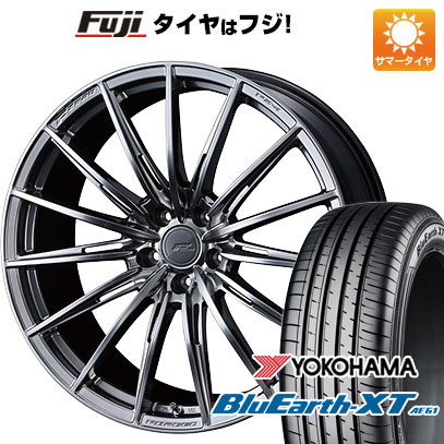 【新品国産車用5穴114.3】 夏タイヤ ホイール4本セット 225/50R18 ヨコハマ ブルーアース XT AE61 WEDS ウェッズ F-ZERO FZ-4 7.5J 18インチ(送料無料)｜フジコーポレーション