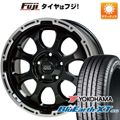 【新品国産車用5穴114.3】 夏タイヤ ホイール4本セット 215/60R17 ヨコハマ ブルーアース XT AE61 ホットスタッフ マッドクロス グレイス 7J 17インチ(送料無料)｜フジコーポレーション