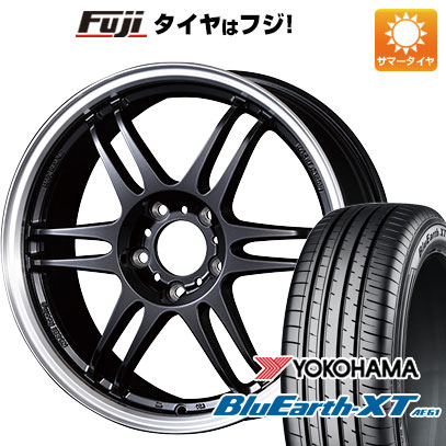【新品国産車用5穴114.3】 夏タイヤ ホイール4本セット 215/60R17 ヨコハマ ブルーアース XT AE61 コーセイ K-1レーシング レヴ 7J 17インチ(送料無料) 80,905円