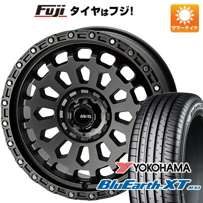 【新品国産車用5穴114.3】 夏タイヤ ホイール4本セット 225/65R17 ヨコハマ ブルーアース XT AE61 フォーバイフォーエンジニア エアージー ヴァルカン 7J 17インチ(送料無料)