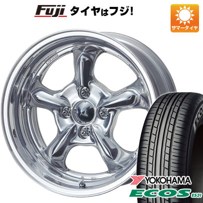 日本製【新品 軽自動車】エブリイワゴン 夏タイヤ ホイール4本セット 165/50R15 ヨコハマ エコス ES31 WORK ワーク グッカーズ HEMI 5.5J 15インチ(送料無料)