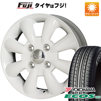 日本製【新品 軽自動車】N-BOX タント スペーシア 夏タイヤ ホイール4本セット 165/55R15 ヨコハマ エコス ES31 ホットスタッフ ララパーム KC-8 5J 15インチ(送料無料)