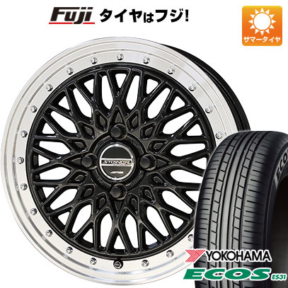 日本製【新品 軽自動車】N-BOX タント スペーシア 夏タイヤ ホイール4本セット 165/55R15 ヨコハマ エコス ES31 共豊 シュタイナー FTX 4.5J 15インチ(送料無料)|フジコーポレーション