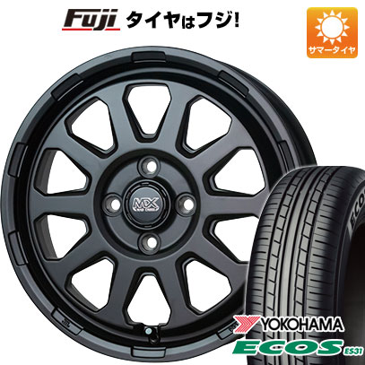 日本製【新品 軽自動車】 夏タイヤ ホイール4本セット 165/55R14 ヨコハマ エコス ES31 ホットスタッフ マッドクロス レンジャー 4.5J 14インチ(送料無料)