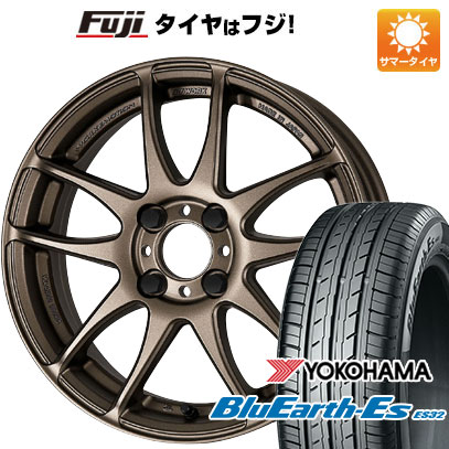 【新品国産車用4穴100】 夏タイヤ ホイール4本セット 195/50R16 ヨコハマ ブルーアース ES32 WORK ワーク エモーション CR kiwami 6.5J 16インチ(送料無料)