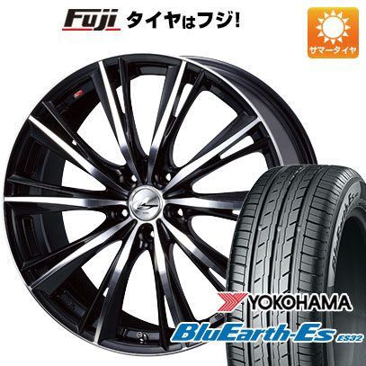 【新品】60系プリウス 夏タイヤ ホイール4本セット 195/60R17 ヨコハマ ブルーアース ES32 WEDS ウェッズ レオニス WX 17インチ(送料無料) サマータイヤ