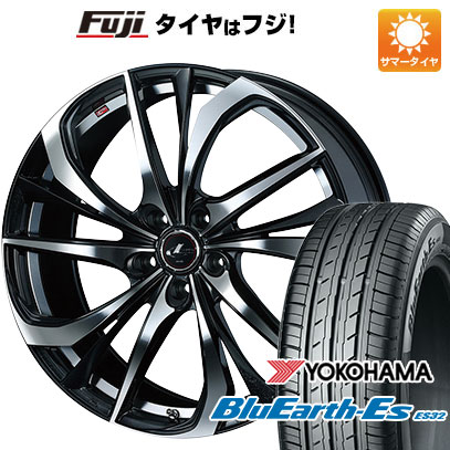 【新品】60系プリウス 夏タイヤ ホイール4本セット 195/60R17 ヨコハマ ブルーアース ES32 WEDS ウェッズ レオニス TE 7J 17インチ(送料無料)