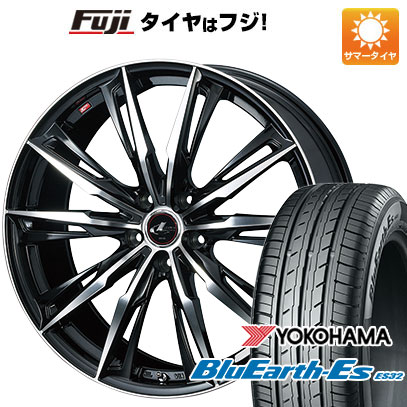 【新品】60系プリウス 夏タイヤ ホイール4本セット 195/60R17 ヨコハマ ブルーアース ES32 WEDS ウェッズ レオニス GX 7J 17インチ(送料無料)