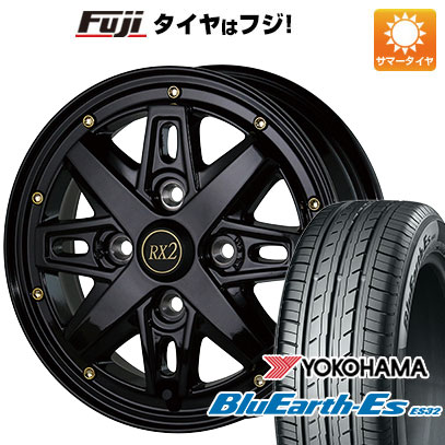 【新品 軽自動車】ハスラー デリカミニ(4WD) 夏タイヤ ホイール4本セット 165/60R15 ヨコハマ ブルーアース ES32 アルジェノン フェニーチェ RX-2 5J 15インチ(送料無料)