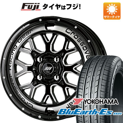 【新品国産車用4穴100】 夏タイヤ ホイール4本セット 165/70R14 ヨコハマ ブルーアース ES32 WORK ワーク クラッグ CKV 5.5J 14インチ(送料無料)