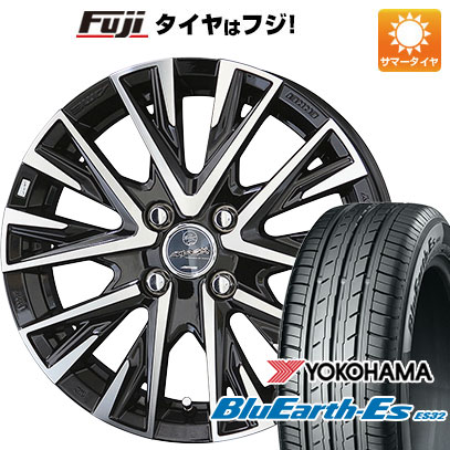 【新品 軽自動車】エブリイワゴン 夏タイヤ ホイール4本セット 165/60R14 ヨコハマ ブルーアース ES32 共豊 スマック レジーナ 4.5J 14インチ(送料無料)