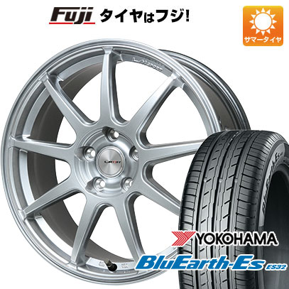 【新品国産車用5穴114.3】 夏タイヤ ホイール4本セット 215/60R16 ヨコハマ ブルーアース ES32 レアマイスター LMスポーツ LM-QR ハイパーシルバー 7J 16インチ(送料無料)