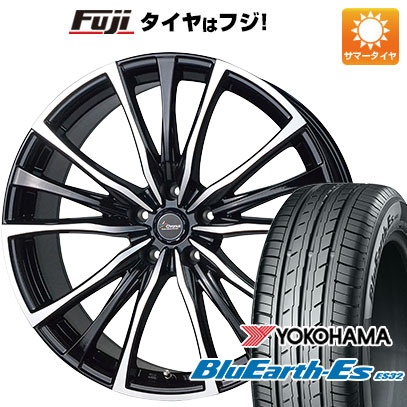 【新品国産車用5穴114.3】 夏タイヤ ホイール4本セット 225/35R19 ヨコハマ ブルーアース ES32 ホットスタッフ クロノス CH-110 8J 19インチ(送料無料)｜フジコーポレーション