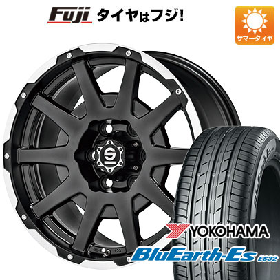 【新品国産車用5穴114.3】 夏タイヤ ホイール4本セット 225/60R17 ヨコハマ ブルーアース ES32 OZ SPARCO ダカール 7.5J 17インチ(送料無料)