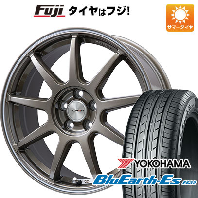 【新品国産車用5穴114.3】 夏タイヤ ホイール4本セット 205/60R16 ヨコハマ ブルーアース ES32 レアマイスター LMスポーツ LM-QR ブロンズ/ラインポリッシュ 7J 16インチ(送料無料)