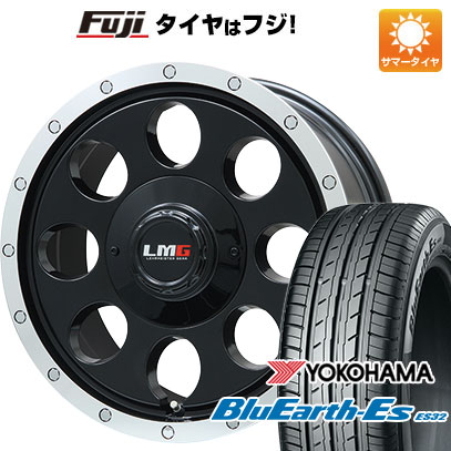 【新品】ヤリスクロス 夏タイヤ ホイール4本セット 205/65R16 ヨコハマ ブルーアース ES32 レアマイスター LMG CS-8 グロスブラック/リムポリッシュ 7J 16インチ(送料無料)
