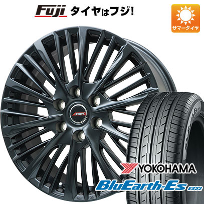 【新品国産車用5穴114.3】 夏タイヤ ホイール4本セット 225/45R18 ヨコハマ ブルーアース ES32 プレミックス MER-X 7J 18インチ(送料無料)|フジコーポレーション