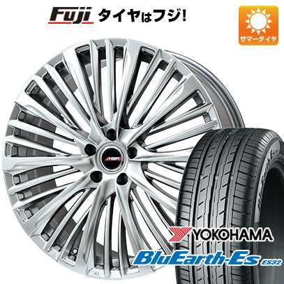 【新品国産車用5穴114.3】 夏タイヤ ホイール4本セット 225/45R18 ヨコハマ ブルーアース ES32 プレミックス MER-X 7J 18インチ(送料無料)