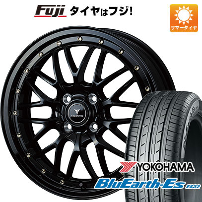 【新品 軽自動車】エブリイワゴン 夏タイヤ ホイール4本セット 165/50R15 ヨコハマ ブルーアース ES32 WEDS ウェッズ ノヴァリス アセット M1 4.5J 15インチ(送料無料)