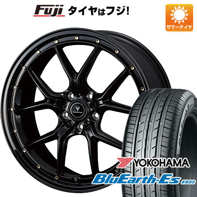 【新品国産車用5穴114.3】 夏タイヤ ホイール4本セット 225/50R18 ヨコハマ ブルーアース ES32 WEDS ウェッズ ノヴァリス アセット S1 7.5J 18インチ(送料無料)
