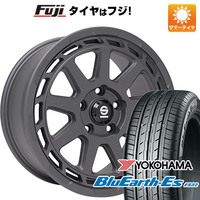 【新品国産車用5穴114.3】 夏タイヤ ホイール4本セット 225/45R18 ヨコハマ ブルーアース ES32 OZ SPARCO グラベル 8J 18インチ(送料無料)|フジコーポレーション