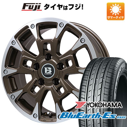 【新品国産車用5穴114.3】 夏タイヤ ホイール4本セット 215/65R16 ヨコハマ ブルーアース ES32 ビッグウエイ B-LUGNAS BRD(ブロンズポリッシュ) 6.5J 16インチ(送料無料)