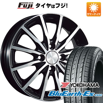 【新品 軽自動車】 夏タイヤ ホイール4本セット 165/55R14 ヨコハマ ブルーアース ES32 ブリヂストン バルミナ A12 4.5J 14インチ(送料無料)