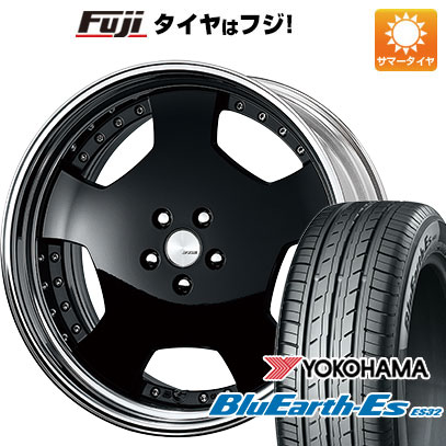 【新品国産車用5穴114.3】 夏タイヤ ホイール4本セット 225/35R19 ヨコハマ ブルーアース ES32 WORK ワーク ランベック LDZ 7.5J 19インチ(送料無料)