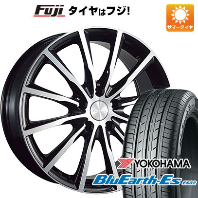 【新品国産車用5穴114.3】 夏タイヤ ホイール4本セット 205/65R16 ヨコハマ ブルーアース ES32 ブリヂストン バルミナ A12 6.5J 16インチ(送料無料)|フジコーポレーション