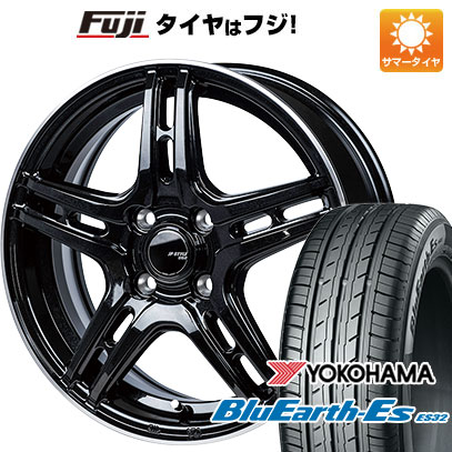 【新品国産車用4穴100】 夏タイヤ ホイール4本セット 165/70R14 ヨコハマ ブルーアース ES32 モンツァ JPスタイル R52 5J 14インチ(送料無料)