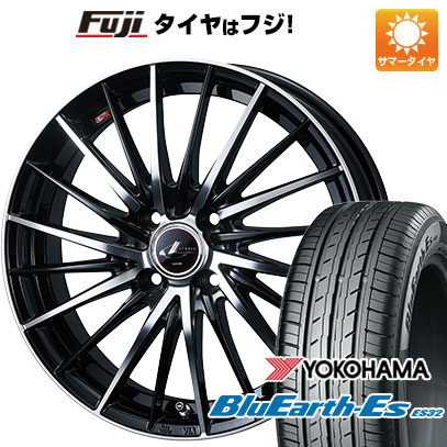 【新品 軽自動車】エブリイワゴン 夏タイヤ ホイール4本セット 165/50R15 ヨコハマ ブルーアース ES32 WEDS ウェッズ レオニス FR 4.5J 15インチ(送料無料)