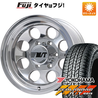 【新品国産車用6穴139.7】 夏タイヤ ホイール4本セット 265/70R15 ヨコハマ ジオランダー A/T G015 RBL ミッキートンプソン クラシック3 8J 15インチ(送料無料)