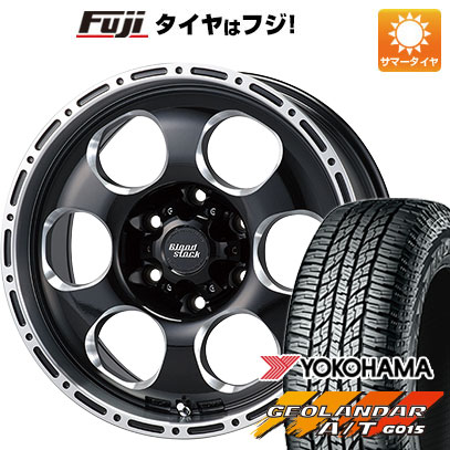 【新品国産車用6穴139.7】 夏タイヤ ホイール4本セット 285/70R17 ヨコハマ ジオランダー A/T G015 OWL/RBL エルフォード ブラッドストック 1P 2 8J 17インチ(送料無料)