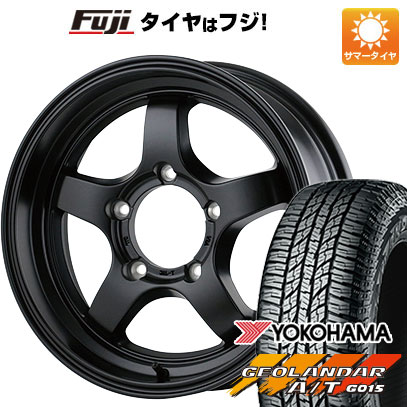 【新品】ジムニー 夏タイヤ ホイール4本セット 185/85R16 ヨコハマ ジオランダー A/T G015 WL/RBL ドゥオール CST ZERO-1 ハイパーS 5.5J 16インチ(送料無料)