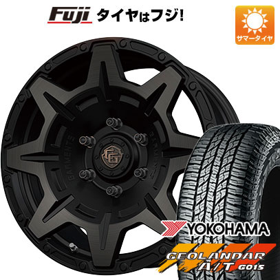 【新品国産車用6穴139.7】 夏タイヤ ホイール4本セット 285/70R17 ヨコハマ ジオランダー A/T G015 OWL/RBL WEDS ウェッズ クロスオーバーガーメンツ Style M 8J 17インチ(送料無料)