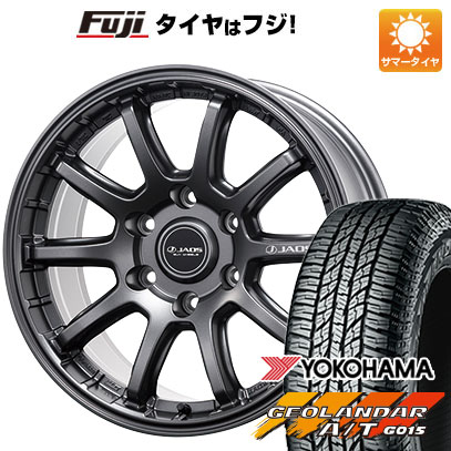 【新品国産車用6穴139.7】 夏タイヤ ホイール4本セット 285/70R17 ヨコハマ ジオランダー A/T G015 OWL/RBL ジャオス トライブクロス 8J 17インチ(送料無料)