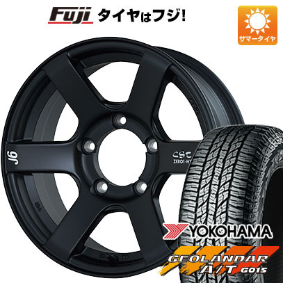 【新品】ジムニー 夏タイヤ ホイール4本セット 185/85R16 ヨコハマ ジオランダー A/T G015 WL/RBL ドゥオール CST ZERO-1 ハイパーJ6 5.5J 16インチ(送料無料)