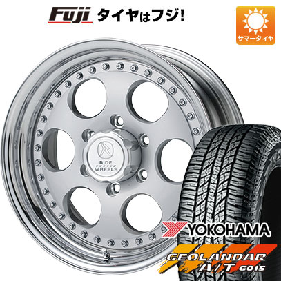 【新品国産車用6穴139.7】 夏タイヤ ホイール4本セット 285/70R17 ヨコハマ ジオランダー A/T G015 OWL/RBL エルフォード ブラッドストック 3P 8J 17インチ(送料無料)｜フジコーポレーション