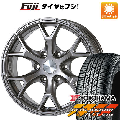 【新品国産車用6穴139.7】 夏タイヤ ホイール4本セット 285/70R17 ヨコハマ ジオランダー A/T G015 OWL/RBL ジャオス トライブクロウ 7.5J 17インチ(送料無料)|フジコーポレーション
