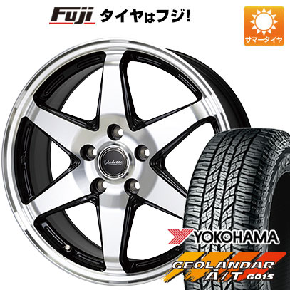 【新品国産車用5穴114.3】 夏タイヤ ホイール4本セット 225/60R17 ヨコハマ ジオランダー A/T G015 OWL/RBL ホットスタッフ ヴァレット アンクレイ 7J 17インチ(送料無料)