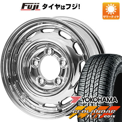 【新品】ジムニー 夏タイヤ ホイール4本セット 185/85R16 ヨコハマ ジオランダー A/T G015 WL/RBL アピオ ワイルドボア ベンチュラ 5.5J 16インチ(送料無料)