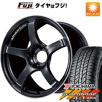 【新品 軽自動車】N-BOX タント スペーシア 夏タイヤ ホイール4本セット 165/55R15 ヨコハマ ジオランダー A/T G015 RBL ヨコハマ アドバンレーシング TC-4 5J 15インチ(送料無料)|フジコーポレーション