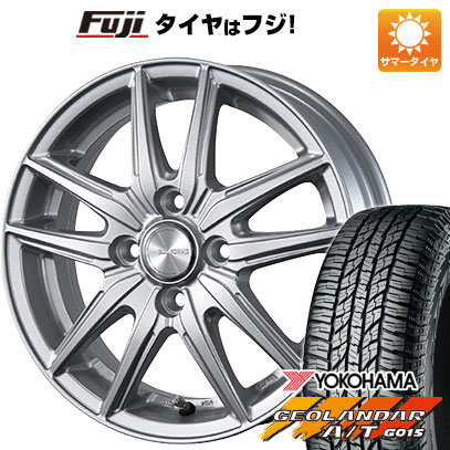 【新品 軽自動車】ハスラー デリカミニ(4WD) 夏タイヤ ホイール4本セット 165/60R15 ヨコハマ ジオランダー A/T G015 RBL ブリヂストン エコフォルム SE-20 4.5J 15インチ(送料無料)