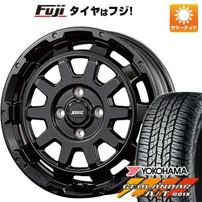 【新品 軽自動車】N-BOX タント スペーシア 夏タイヤ ホイール4本セット 165/55R15 ヨコハマ ジオランダー A/T G015 RBL コーセイ ボトムガルシア ディグレ 4.5J 15インチ(送料無料)