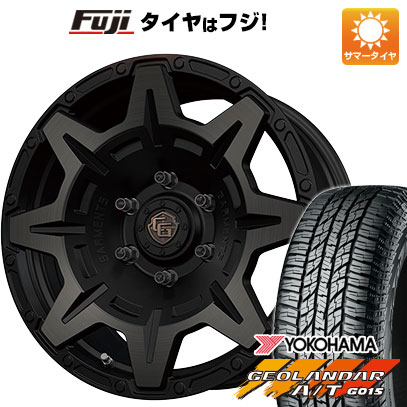 【新品国産車用5穴114.3】 夏タイヤ ホイール4本セット 225/65R17 ヨコハマ ジオランダー A/T G015 OWL/RBL WEDS ウェッズ クロスオーバーガーメンツ Style M 7J 17インチ(送料無料)