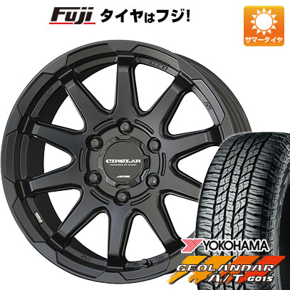 【新品】ハイエース200系 夏タイヤ ホイール4本セット 215/65R16 109/107S ヨコハマ ジオランダー A/T G015 WL/RBL 共豊 サーキュラー C10X 6.5J 16インチ(送料無料)