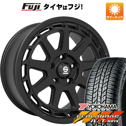 【新品国産車用5穴114.3】 夏タイヤ ホイール4本セット 225/65R17 ヨコハマ ジオランダー A/T G015 OWL/RBL OZ SPARCO グラベル 17インチ(送料無料)｜フジコーポレーション