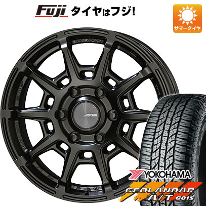 【新品】ハイエース200系 夏タイヤ ホイール4本セット 215/65R16 109/107S ヨコハマ ジオランダー A/T G015 WL/RBL 共豊 ガレルナ レフィーノ 6.5J 16インチ(送料無料)