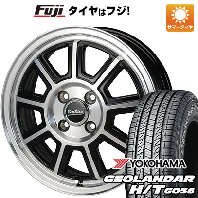 【新品】キャラバン 夏タイヤ ホイール4本セット 195/80R15 107/105L ヨコハマ ジオランダー H/T G056 RBL ブレスト ビートステージ KS-C 6J 15インチ(送料無料)